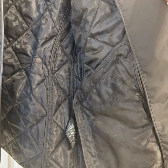 Coach women Quilted black Jacket - Picture 5 of 11